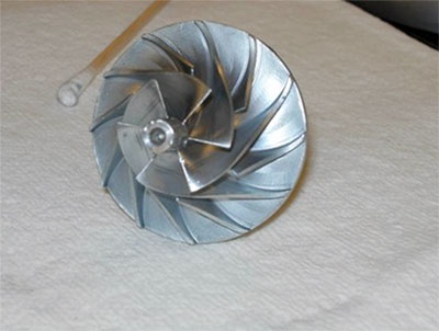 Compresor centrífugo de 37 mm de diámetro